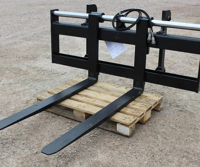 Hydrauliske pallegafler for traktor eller maskin.